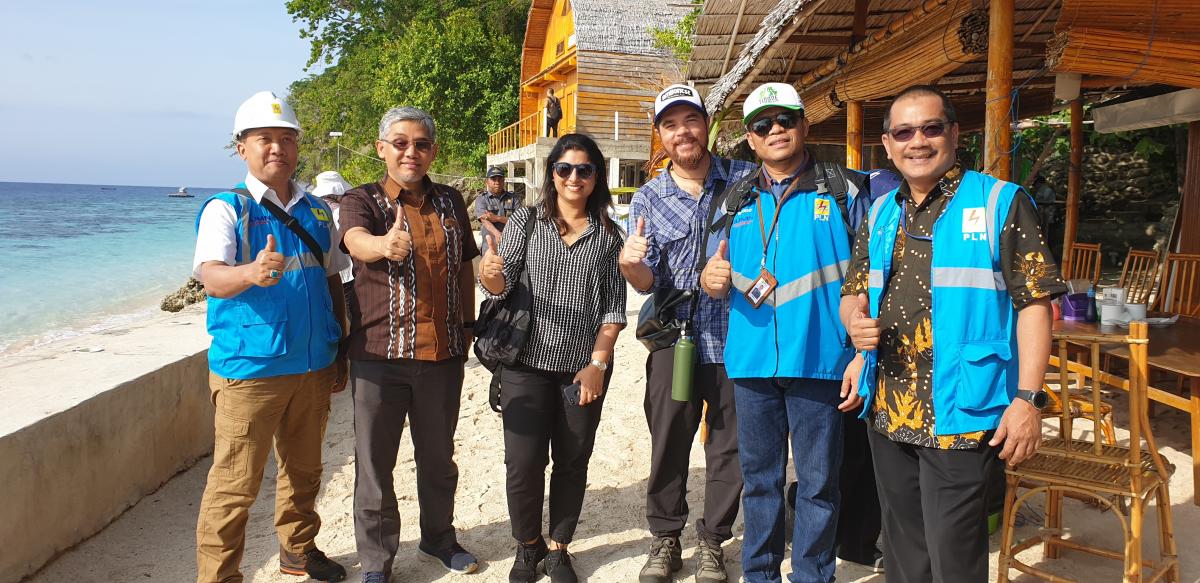 NZMATES and PLN on a site visit to Pulau Tiga.