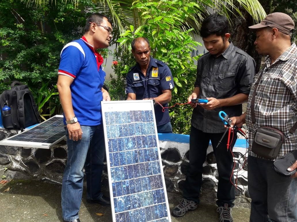 Universitas Pattimura solar lab assessment.