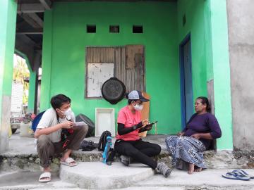 NZMATES team conducted interview to have a clear picture of electricity needs in a household