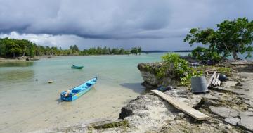 The view upon arrival in Kolaha 