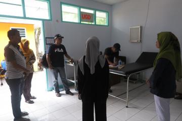 NZMATES Community Engagement team assess energy usage and needs at the main hospital of Kei Besar Island