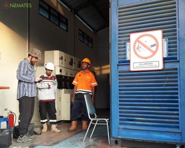 NZMATES Programme Manager interviewed PLTD Ilwaki staffs 