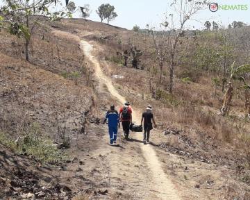 NZMATES technical team carried technical equipment to conduct assessment at PLTS Kisar